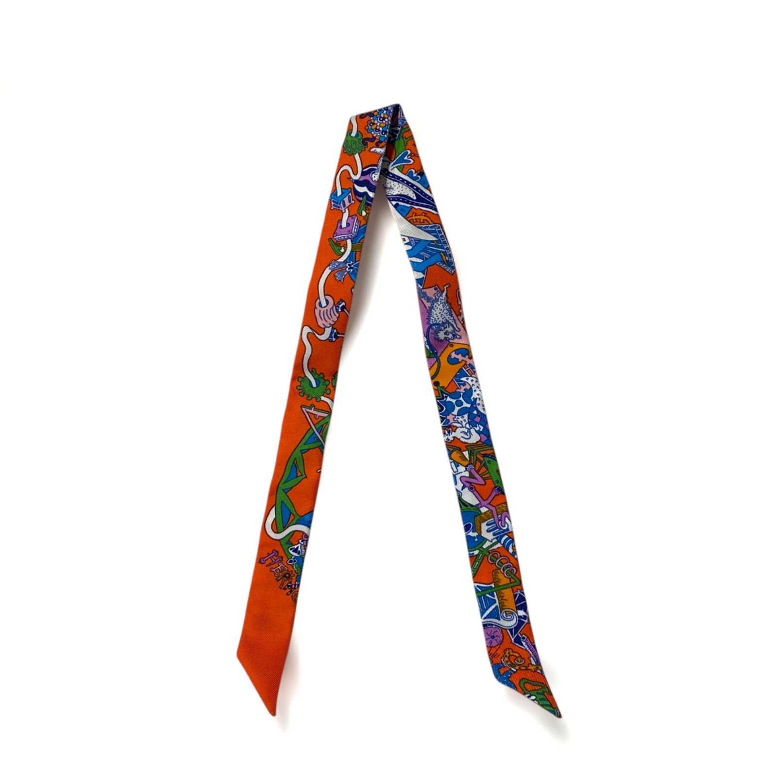 HERMES ツイリードール LA FOLLE PARADE シルク100％ エルメス