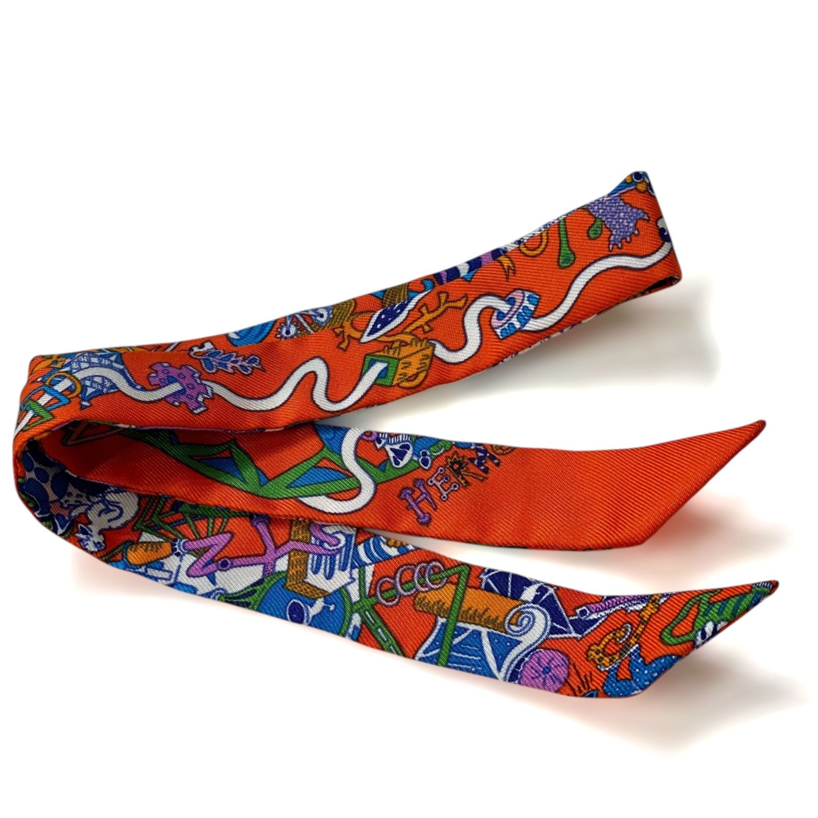 HERMES ツイリードール LA FOLLE PARADE シルク100％ エルメス