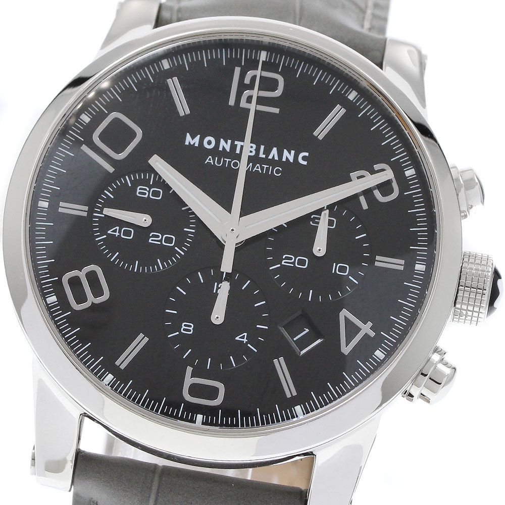 モンブラン MONTBLANC 7069 タイムウォーカー クロノグラフ デイト 自動巻き メンズ 内 き_936406