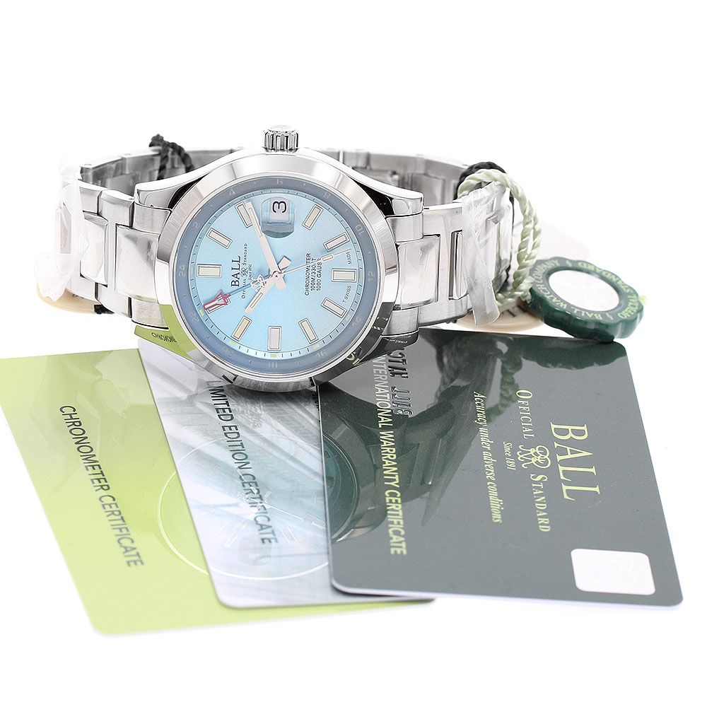  ボール BALL WATCH GM9100C S2C IBER エンジニア Ⅲ エンデュランス 1917 GMT デイト 自動巻き メンズ 未使用品 内箱 保証書付き_935406 ミニマル 自動巻き時計 腕時計(アナログ)