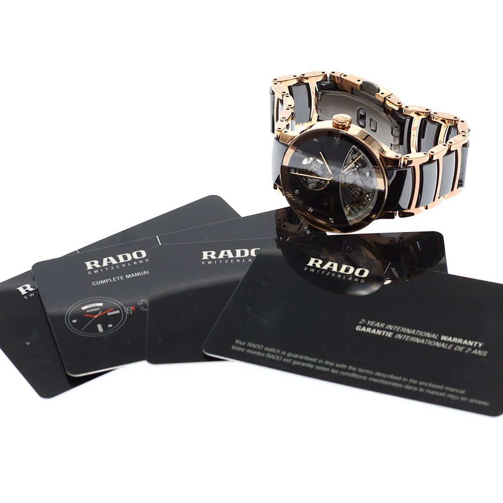  ラドー RADO R30248712 セントリックス オープンハート 12Pダイヤ 自動巻き メンズ 保証書付き_934757 サイズ展開 自動巻き時計 腕時計(アナログ)