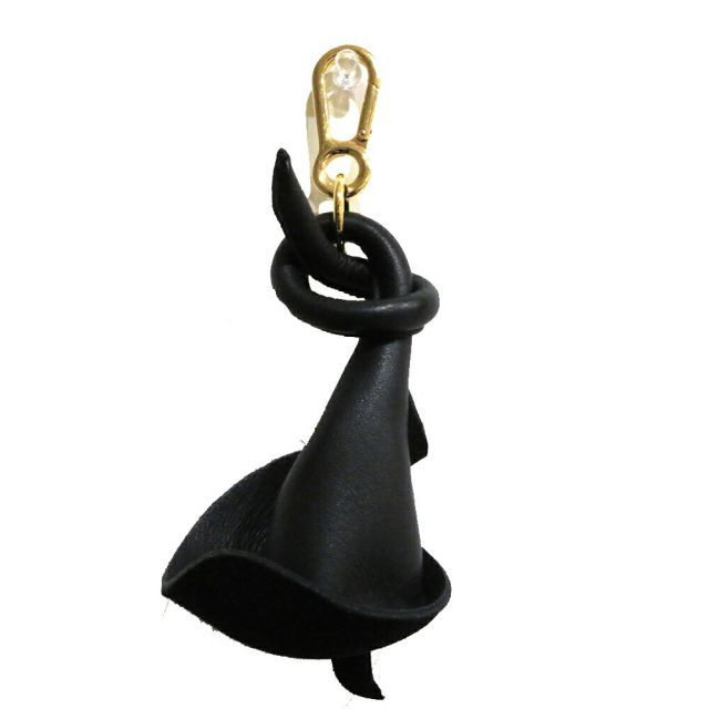 中古 美品 ロエベ キーホルダー バッグチャーム フラワーモチーフ A