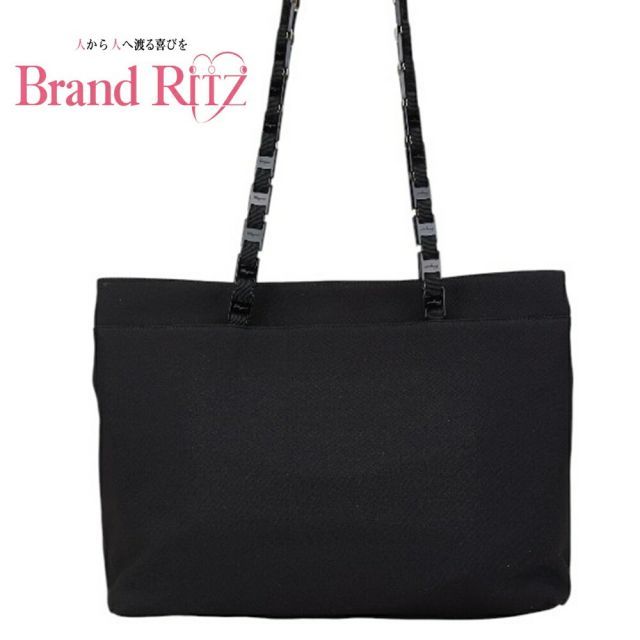  フェラガモ トート  チェーンショルダー A4収納可能 ブラック 黒 レディース  ABランク Salvatore Ferragamo 【送料無料】【名谷店】