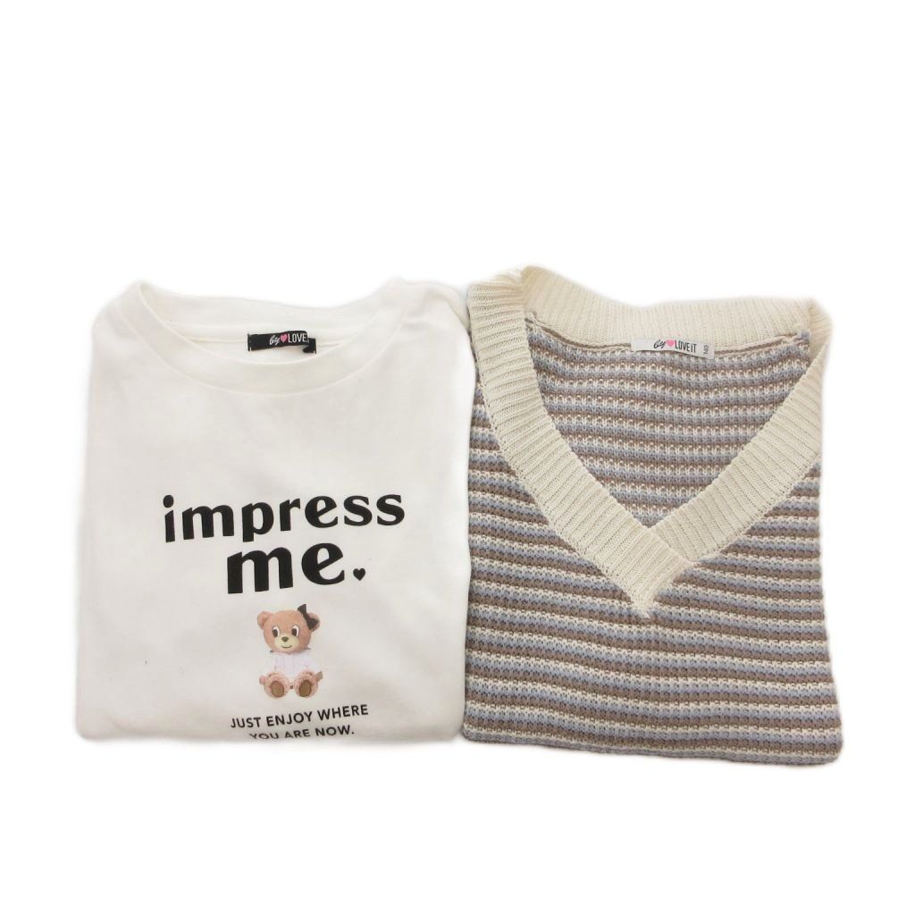 バイラビット　サイズ140セット バイラビット by LOVEiT 2点セット Tシャツ カットソー ベスト ニット