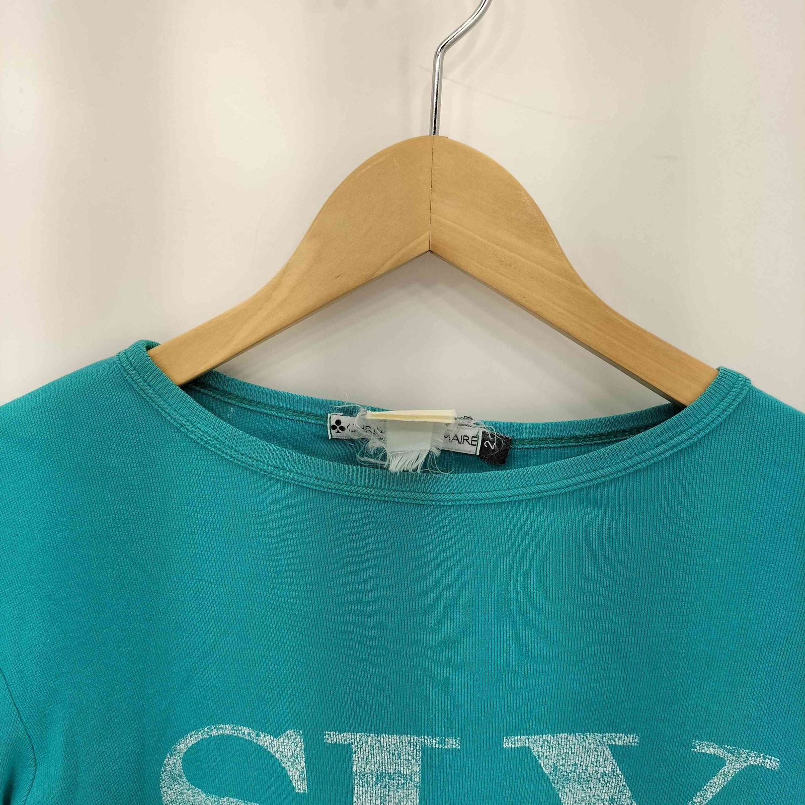 クリストフルメール CHRISTOPHE LEMAIRE 90s SLYロゴ タイト クルー