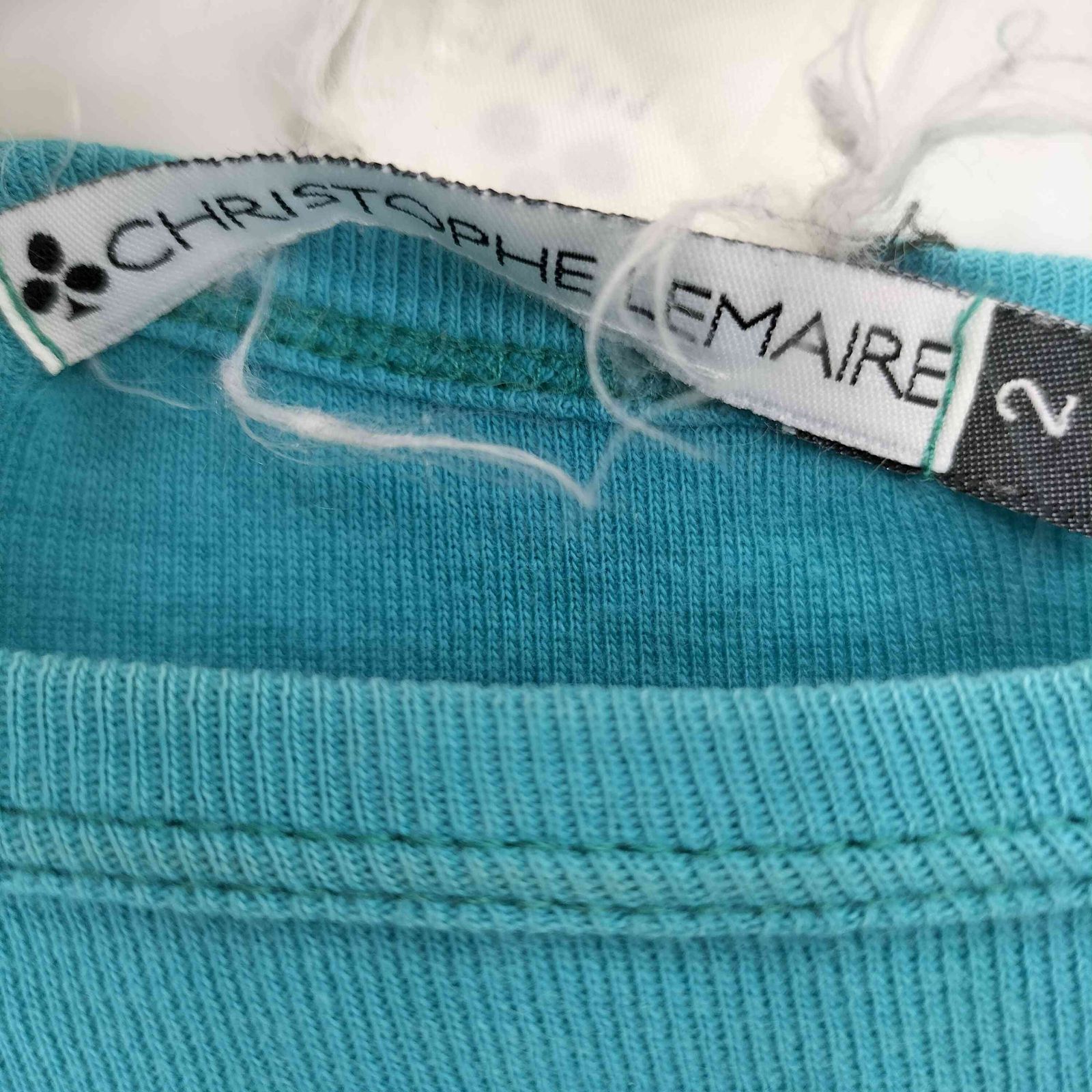 クリストフルメール CHRISTOPHE LEMAIRE 90s SLYロゴ タイト クルー