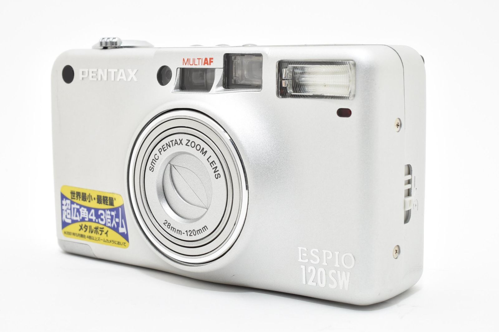 ☆良品☆ペンタックス Pentax ESPIO 120 SW コンパクトカメラ シルバー