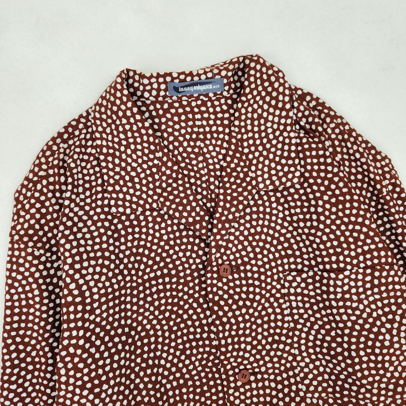 ISSEY MIYAKE MEN ジャケット 筆タグ ヴィンテージ archive 柄 希少 総