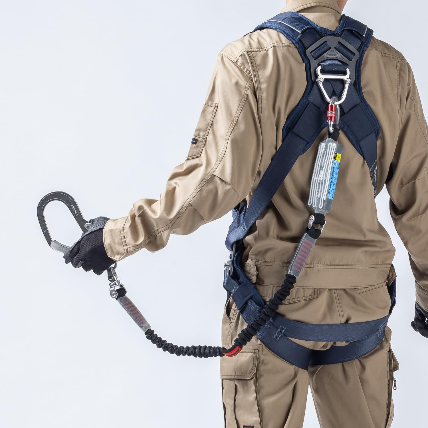 新品 [藤井電工] 新規格 フルハーネス用ランヤード ノビロン 伸縮