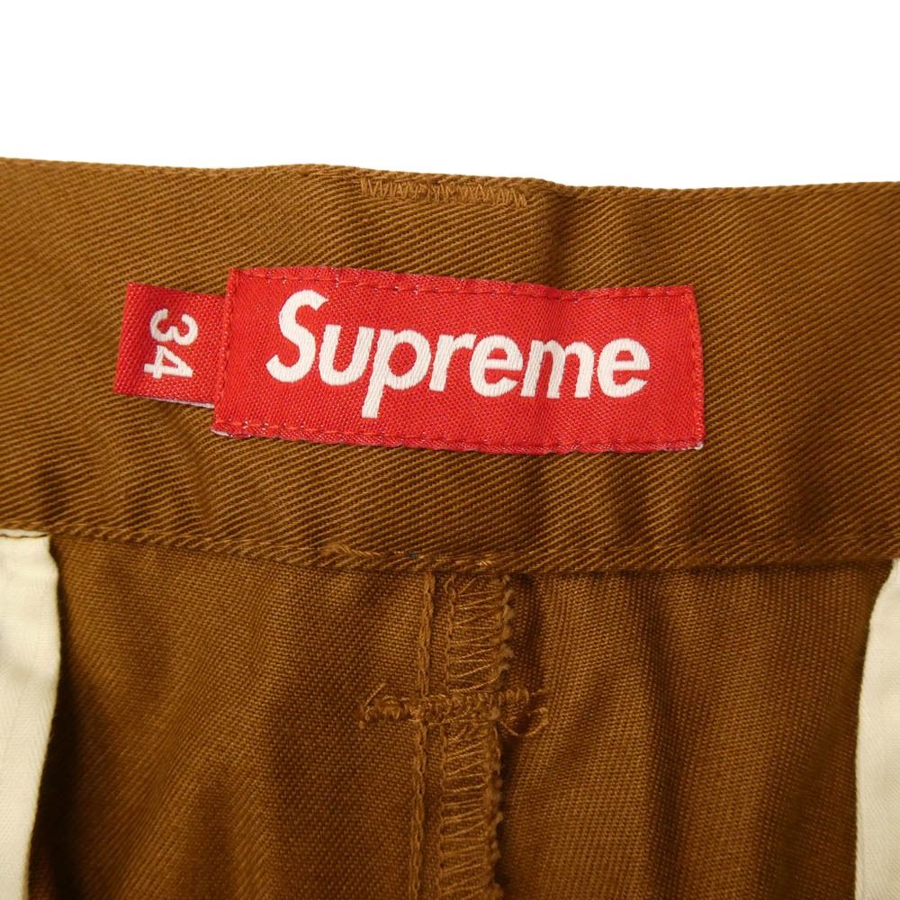 Supreme シュプリーム 23AW work pants ワーク パンツ ブラウン系 34