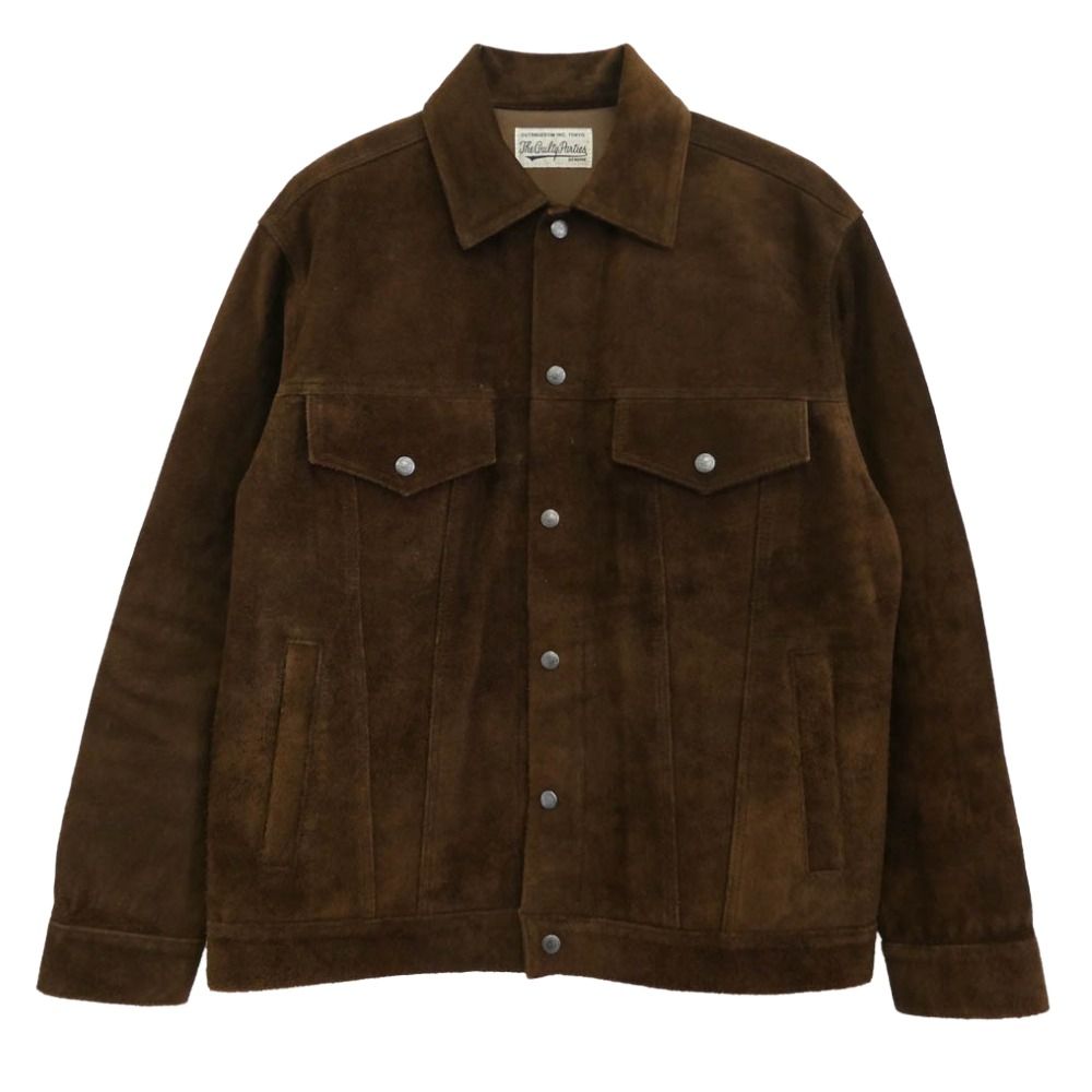 WACKO MARIA ワコマリア SUEDE LEATHER TRUCKER JACKET スエード