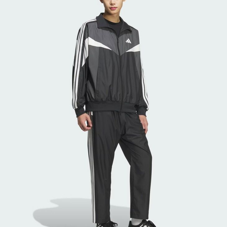 アディダス ウィンドブレーカー メンズ 上下 adidas ESS CB ウーブン