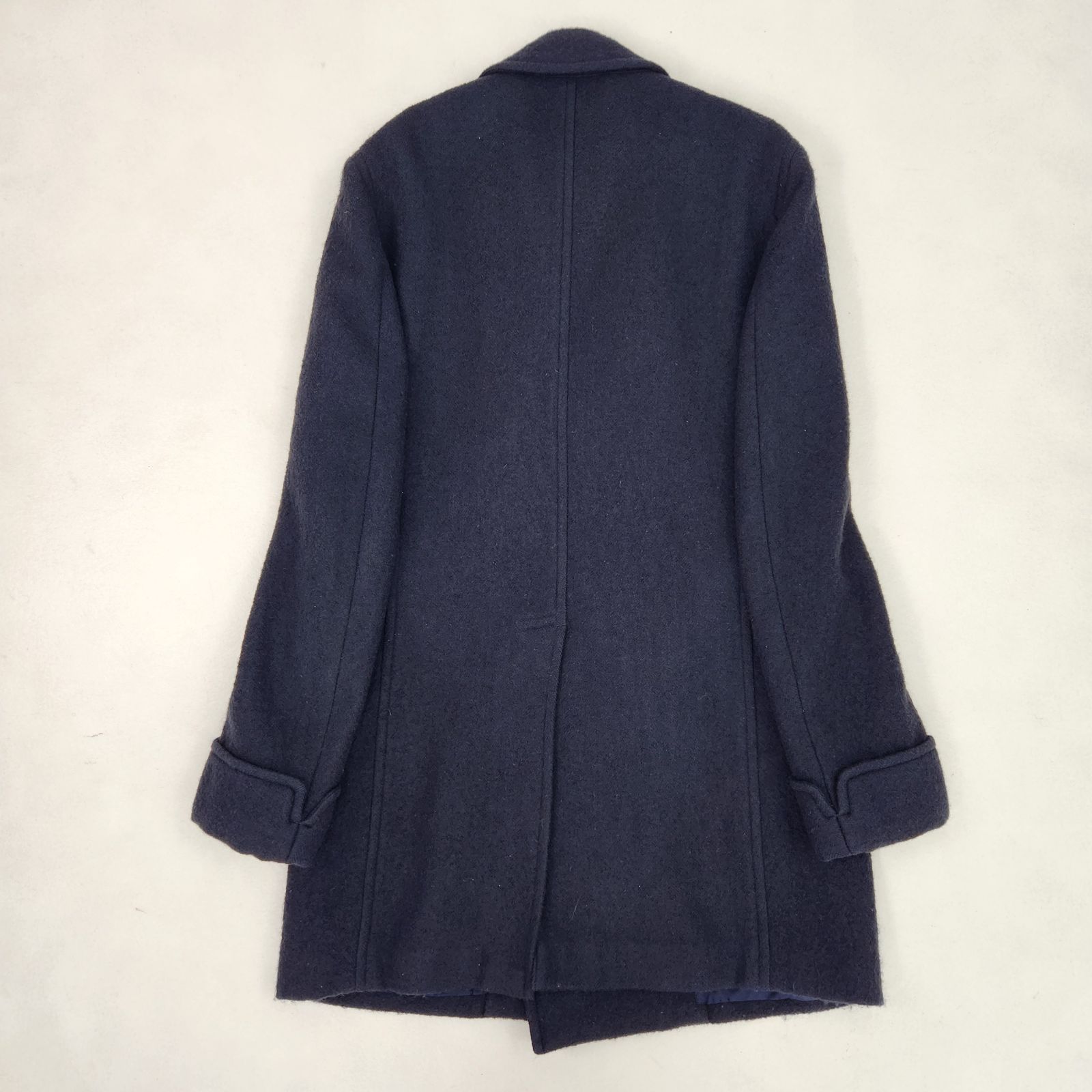 COMME des GARONS HOMME DEUX ピーコート 縮絨 ブラック ウール L