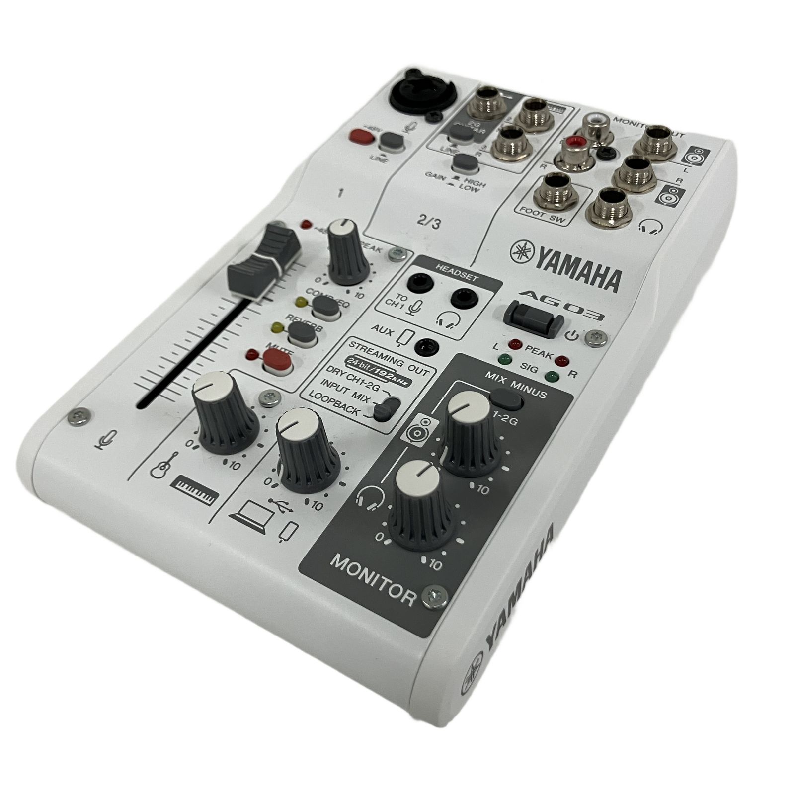 YAMAHA AG03MK2 ミキサー コンソール 2024年製 音響機材 ヤマハ 中古