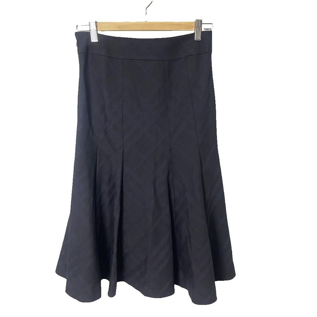 バーバリー ロンドン BURBERRY LONDON タック フレアスカート