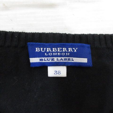 バーバリーブルーレーベル BURBERRY BLUE LABEL 七分袖 ニット