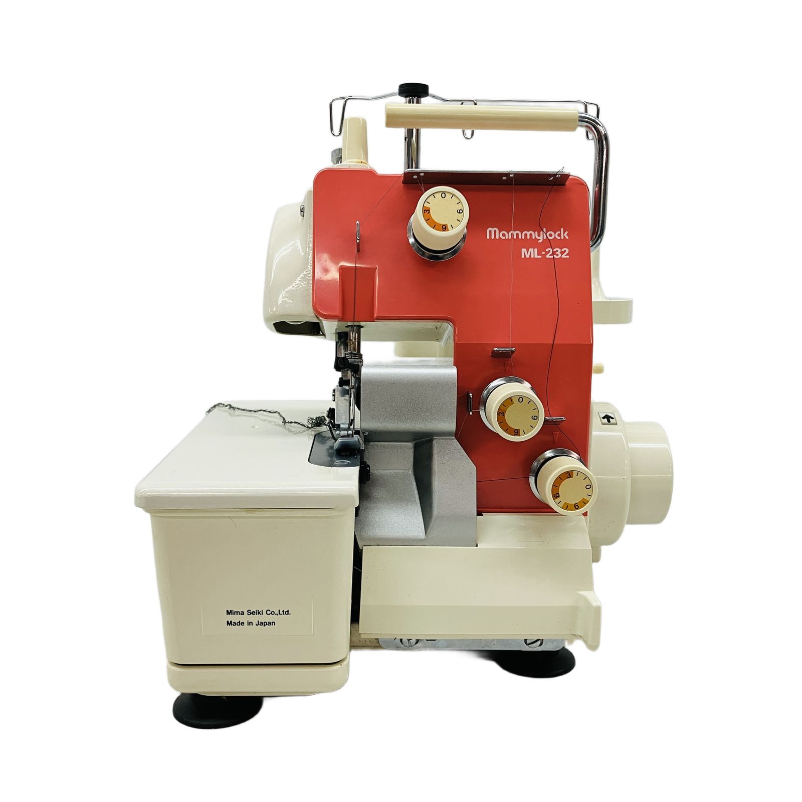 mammyロックML-2型。 美馬精機 Mammylock ML-232 ロックミシン 家電 手芸 マミーロック 中古
