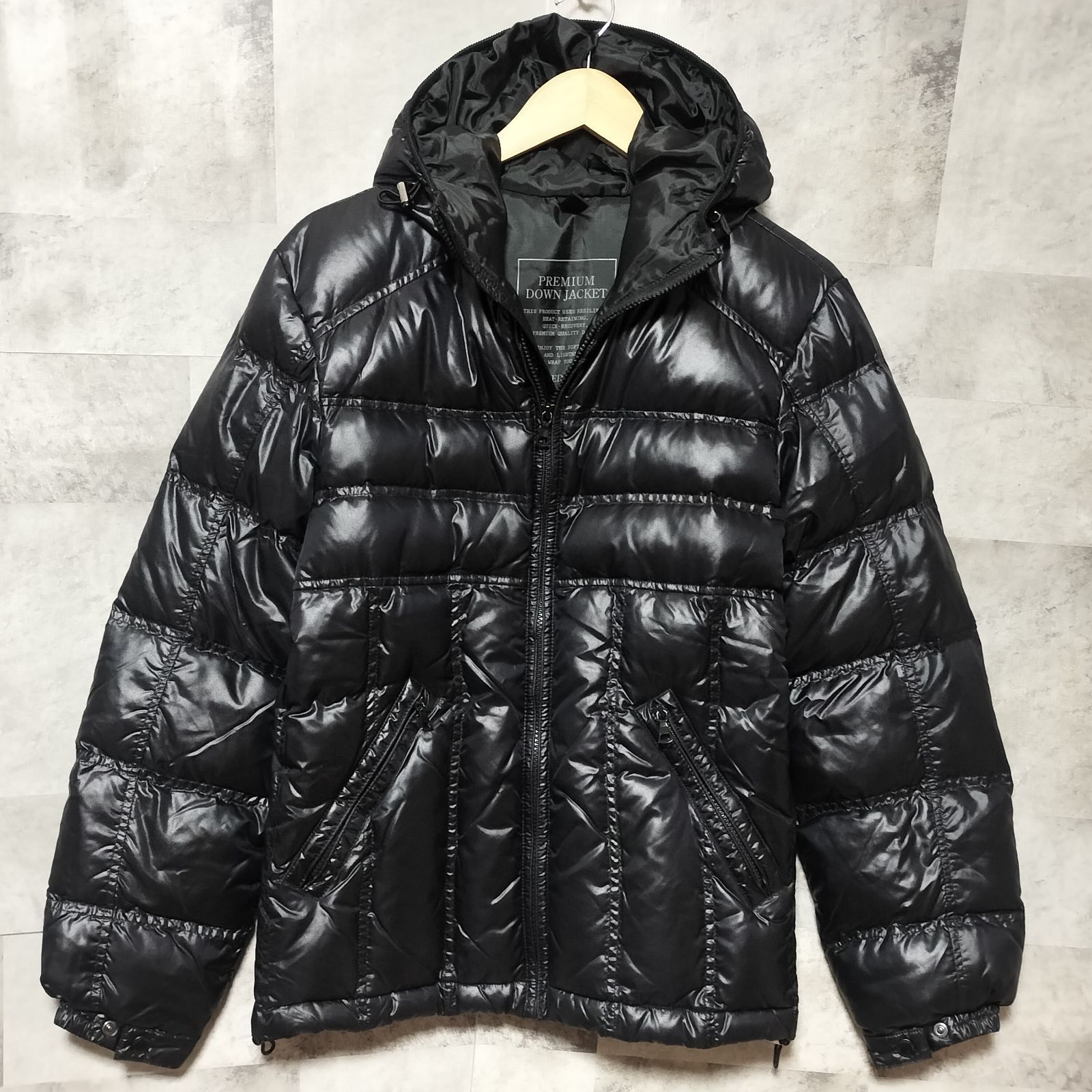 00s y2k old UNIQLO プレミアムダウンジャケット S ブラック 希少】00s y2k old UNIQLO プレミアムダウンジャケット 黒 L 00s old