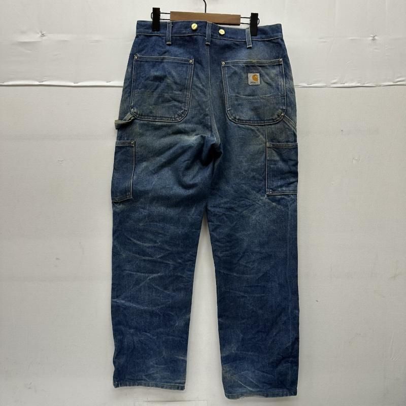 カーハート 00s メキシコ製 ダブルニー デニム ペインター パンツ B07