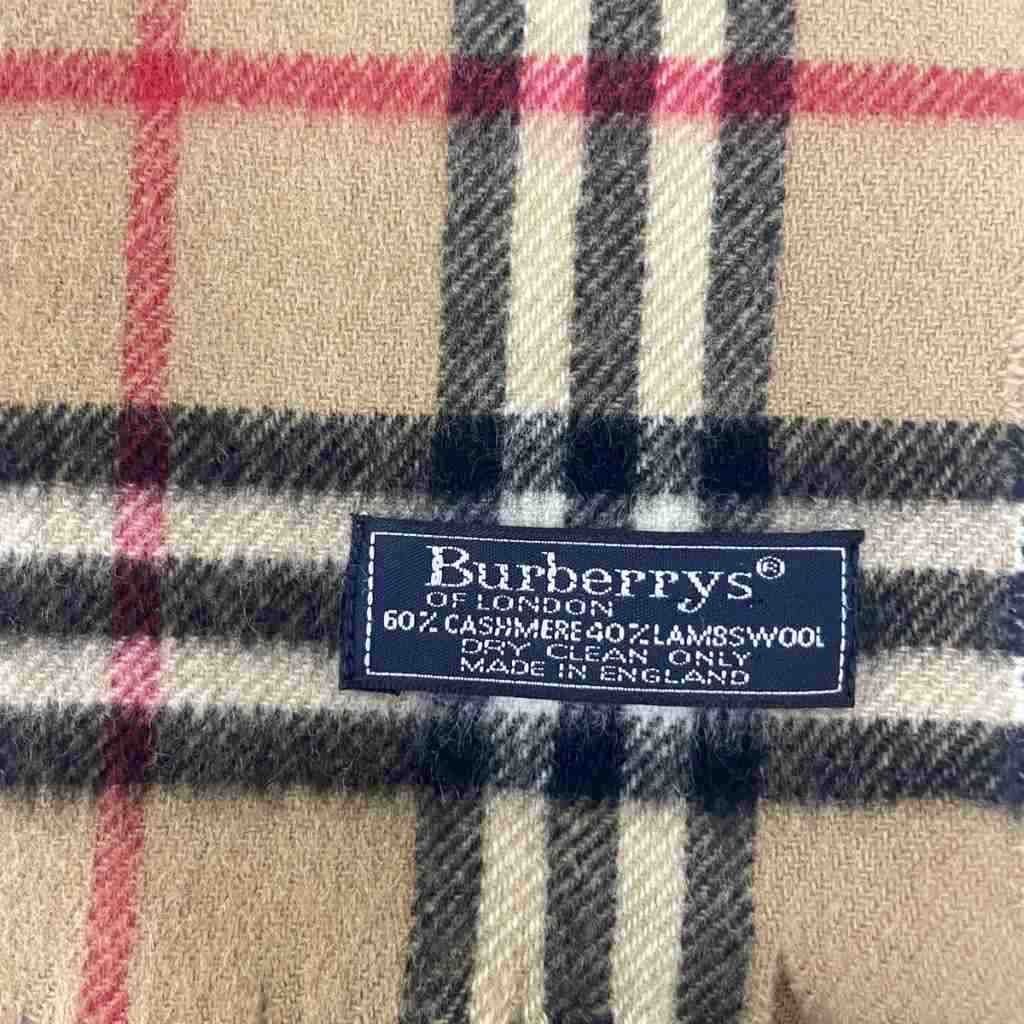 バーバリーズ Burberrys カシミヤブレンド ノバチェック マフラー