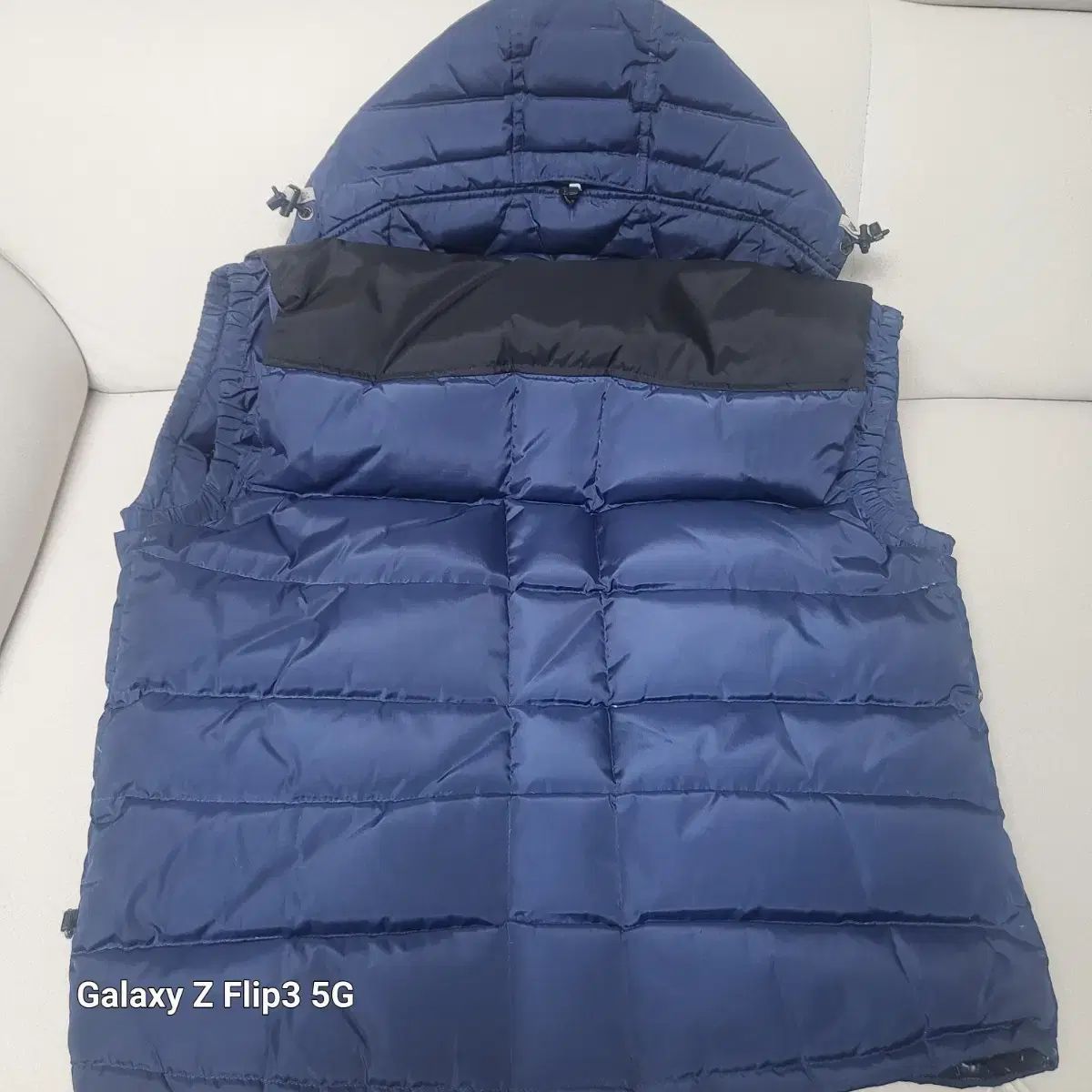 MONCLER モンクレール ネイビー ダウン ベスト - メルカリ