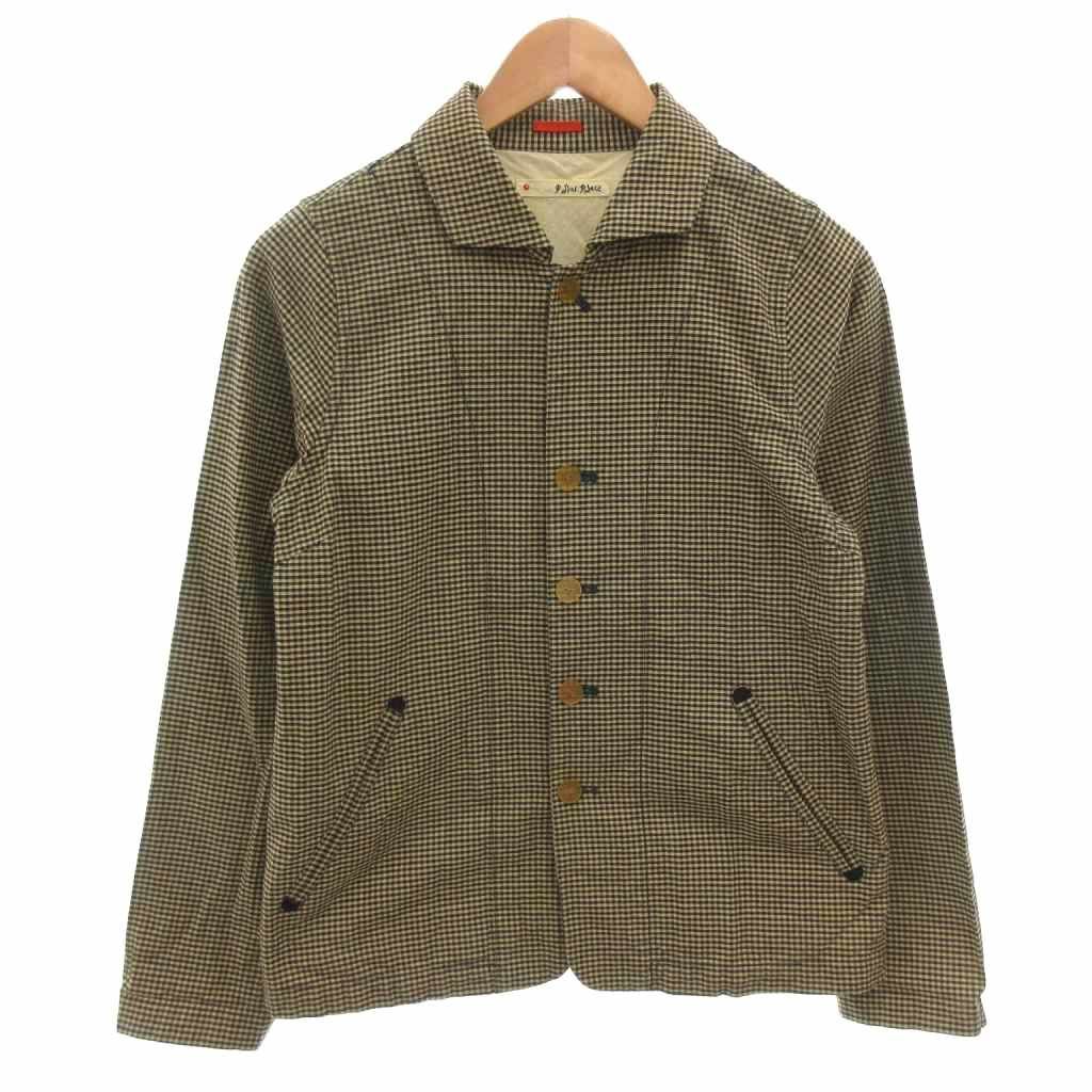 パラスパレス Pallas Palace シャツ 3 黄 イエロー チェック柄 長袖