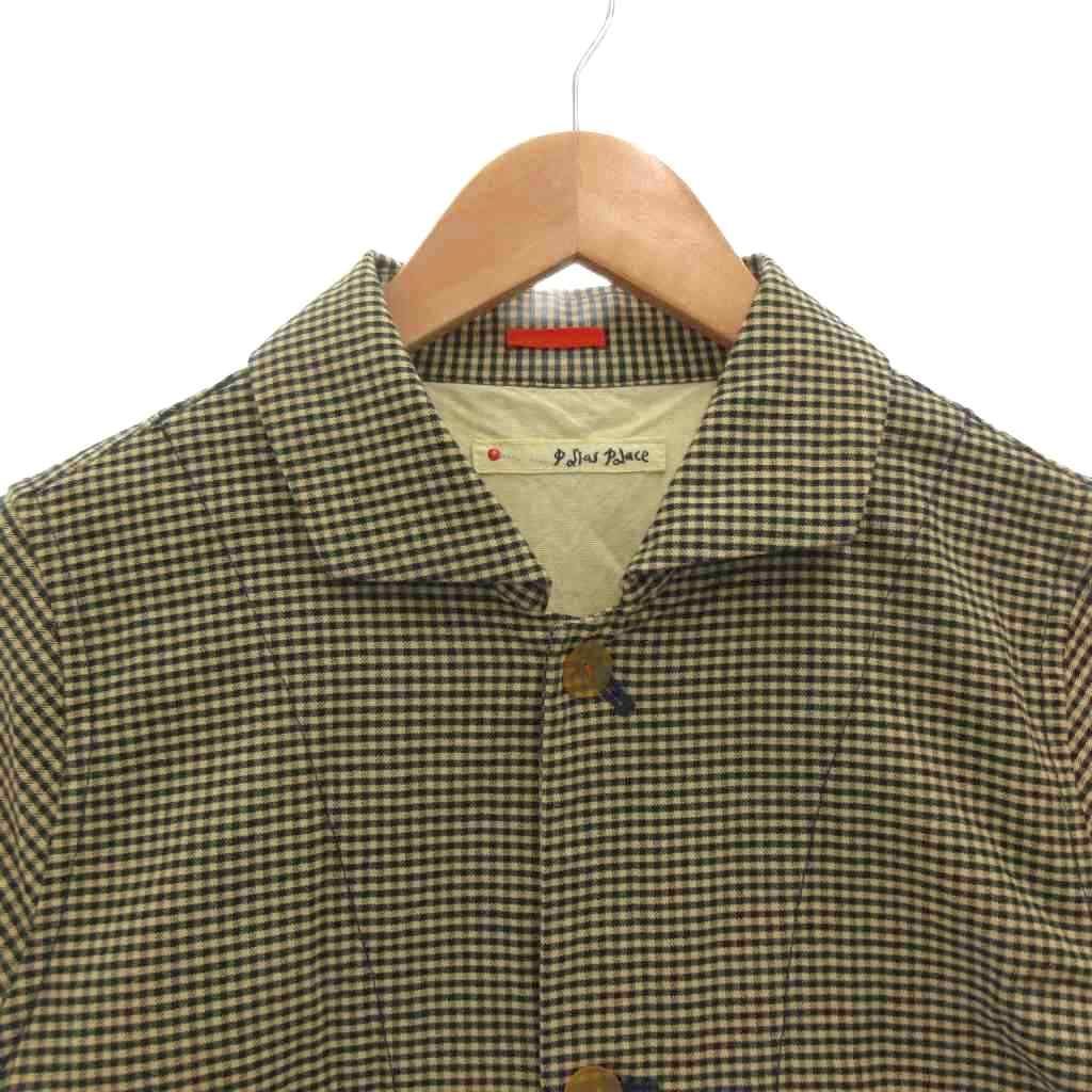 PAL'LAS PALACE チェック柄 コーデュロイシャツ パラスパレス