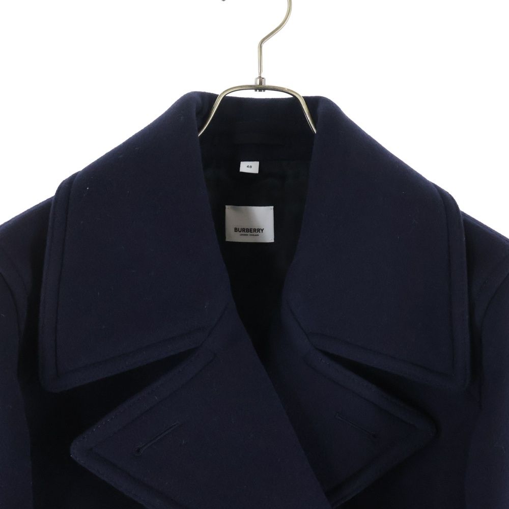 BURBERRY (バーバリー) メルトンウール ダブルブレスト ピーコート
