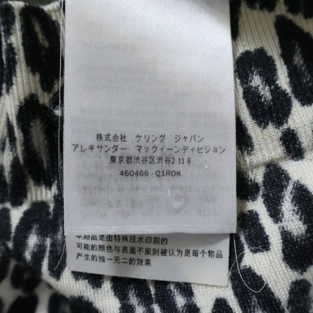 Alexander McQueen (アレキサンダーマックイーン) LEOPARD KNIT