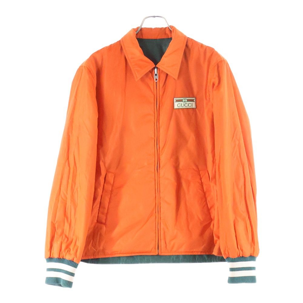 GUCCI (グッチ) GGナイロン リバーシブル ジップアップ ナイロン