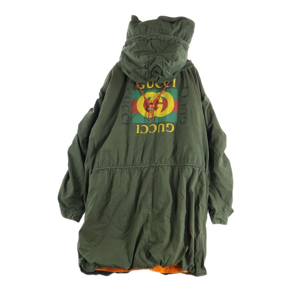 GUCCI (グッチ) 18AW Mods Coat 裏地キルティングライナー モッズ