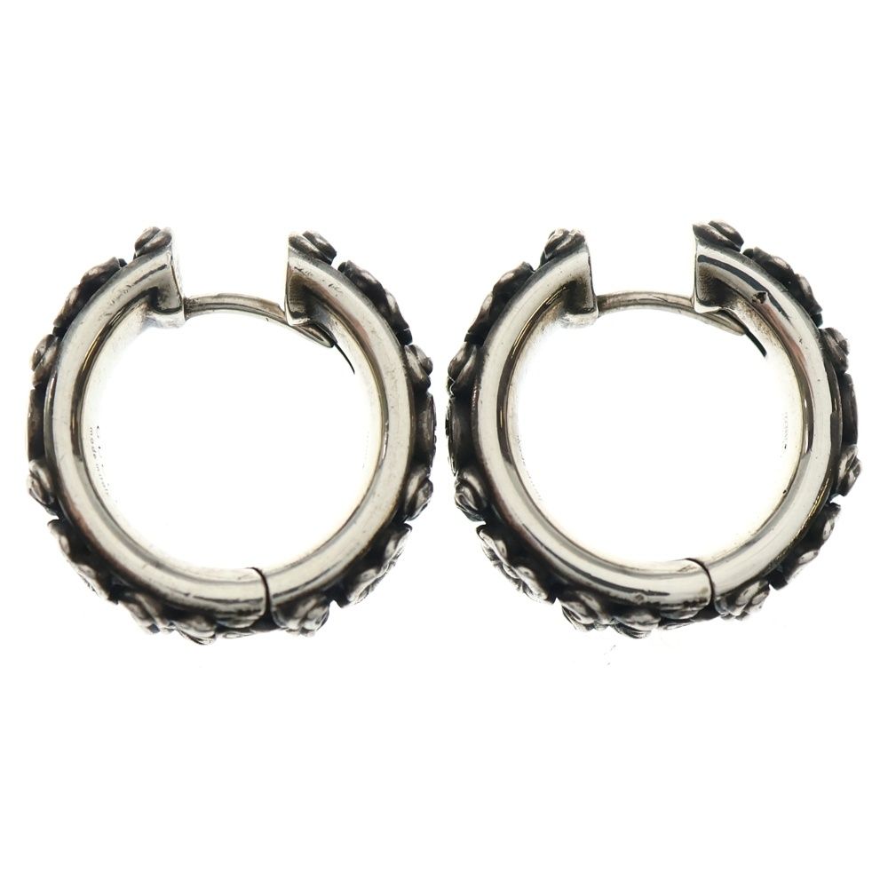 GUCCI (グッチ) インターロッキング フラワーモチーフピアス シルバー