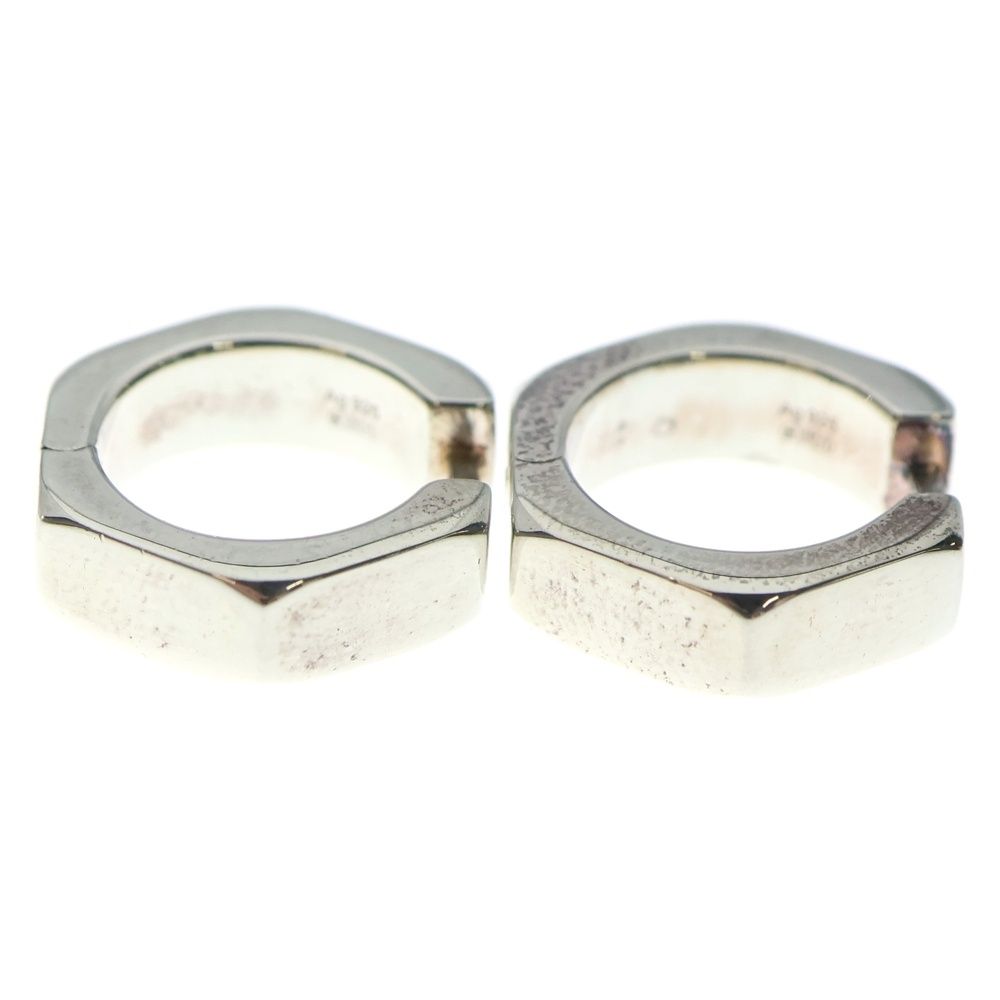 正規品　GUCCI グッチ ピアス シルバー925 ロゴ トレードマーク GUCCI (グッチ) トレードマークピアス ロゴ刻印入りピアス シルバー