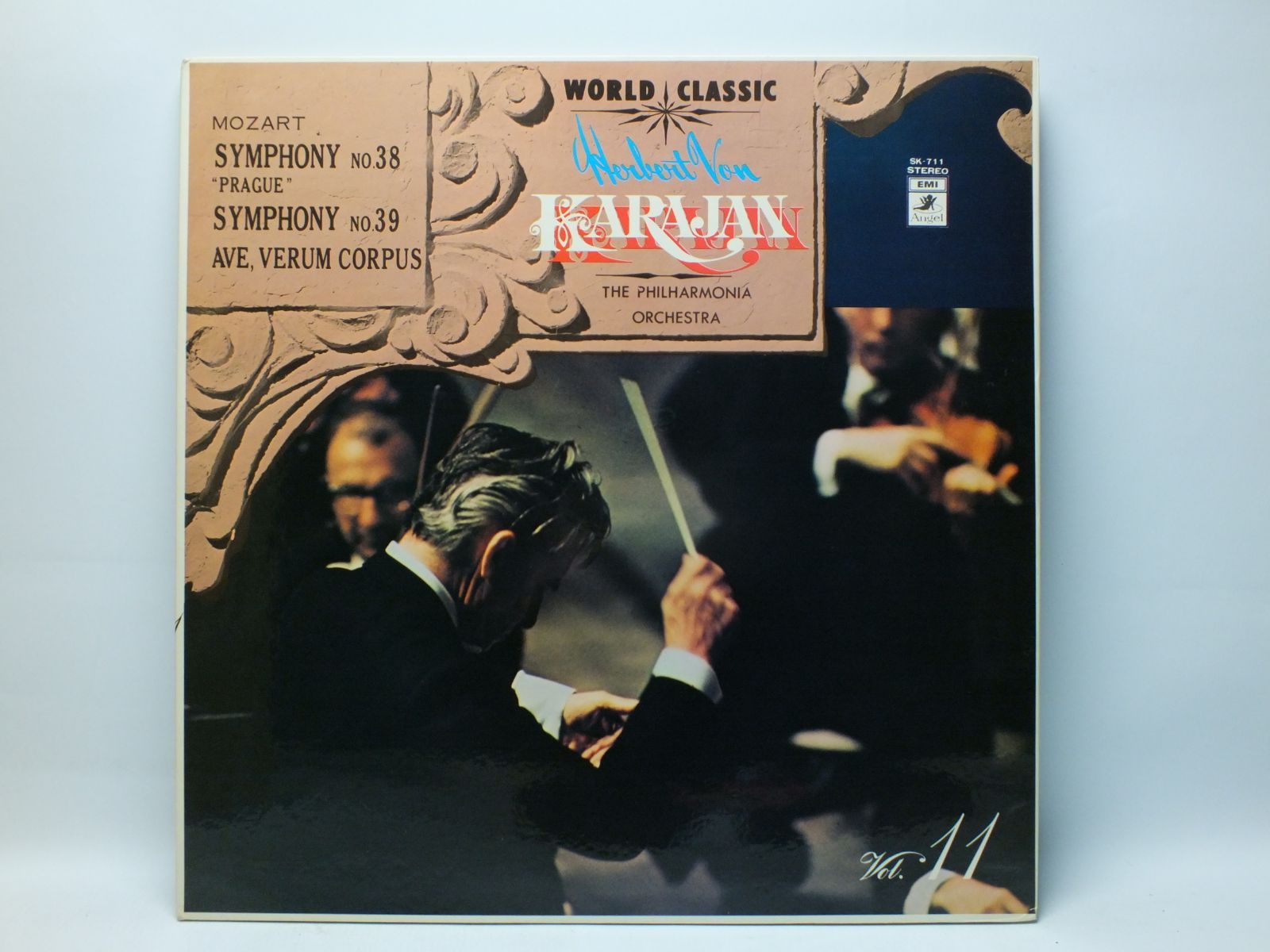 LP SK-711 カラヤン KARAJAN モーツァルト 交響曲 第38番 第39番