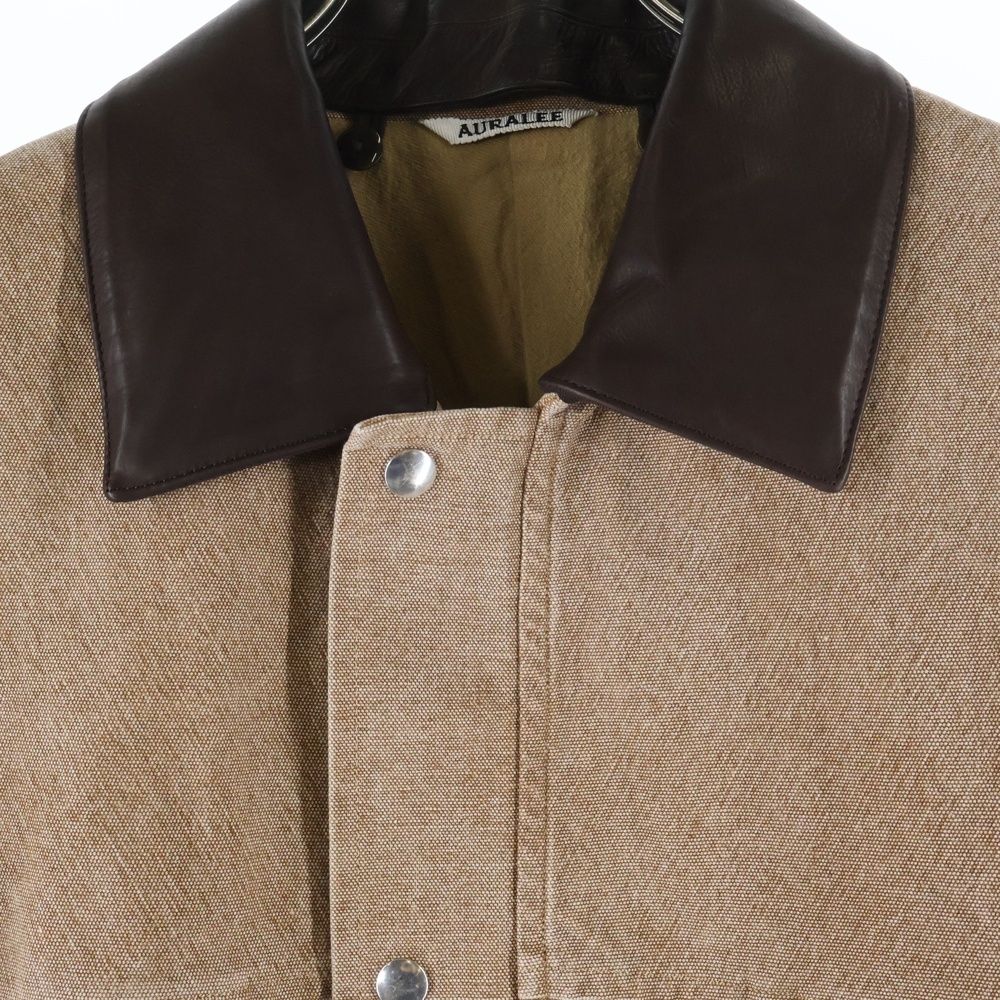 AURALEE (オーラリー) 24AW WASHED ORGANIC CANVAS HUNTING BLOUSON