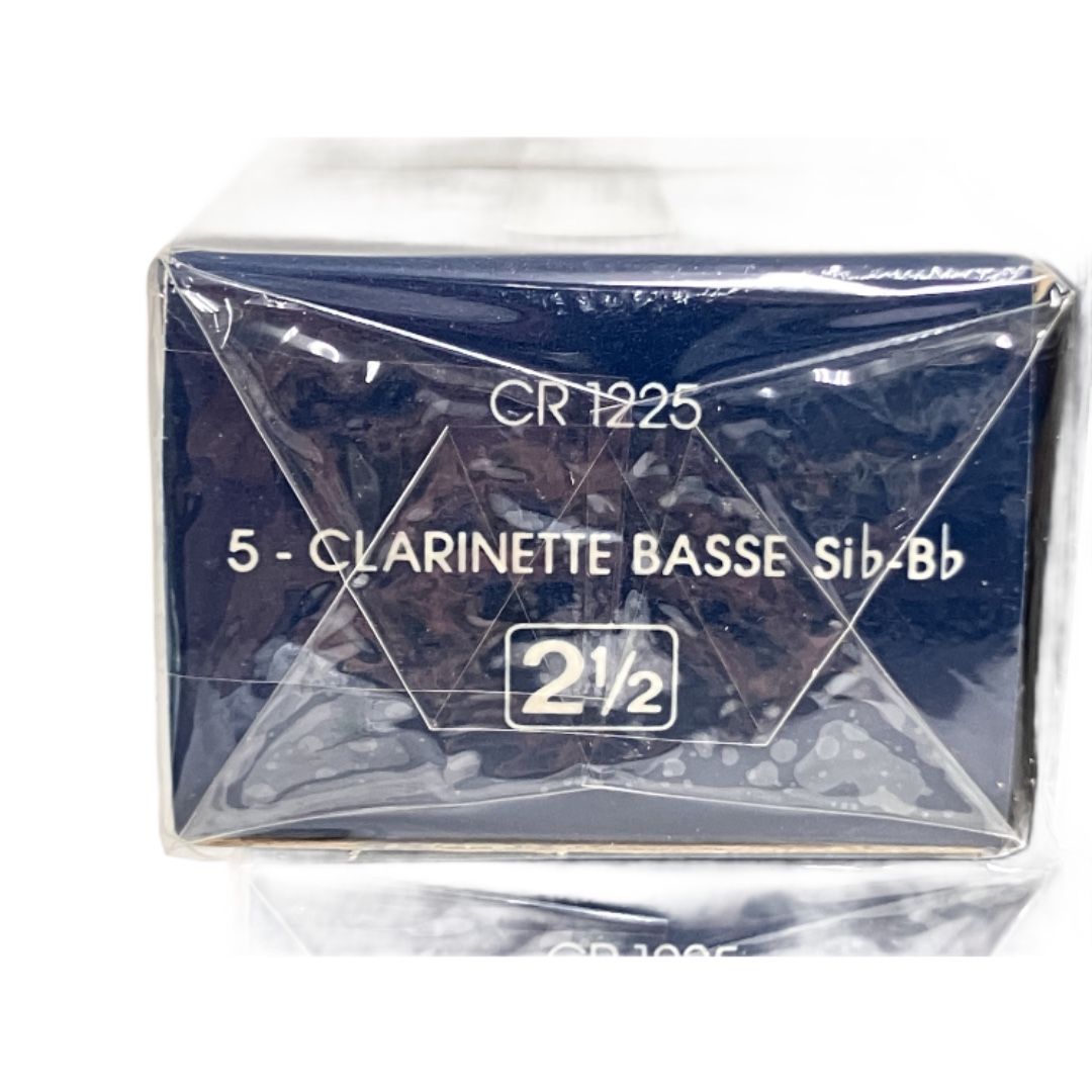 Vandoren バンドーレン CR1225 バスクラリネット リード 青箱 2 1/2 10