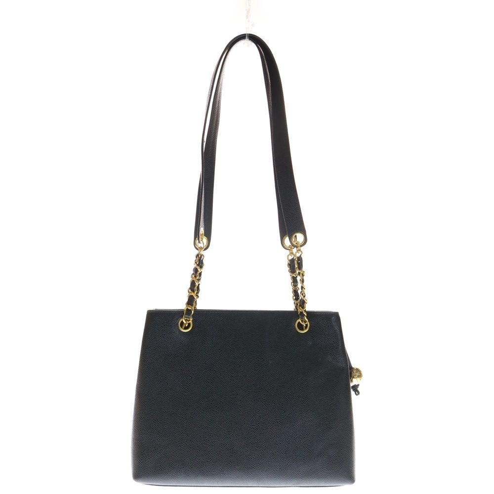 CHANEL (シャネル) ココマーク ターンロック キャビアスキン ココ