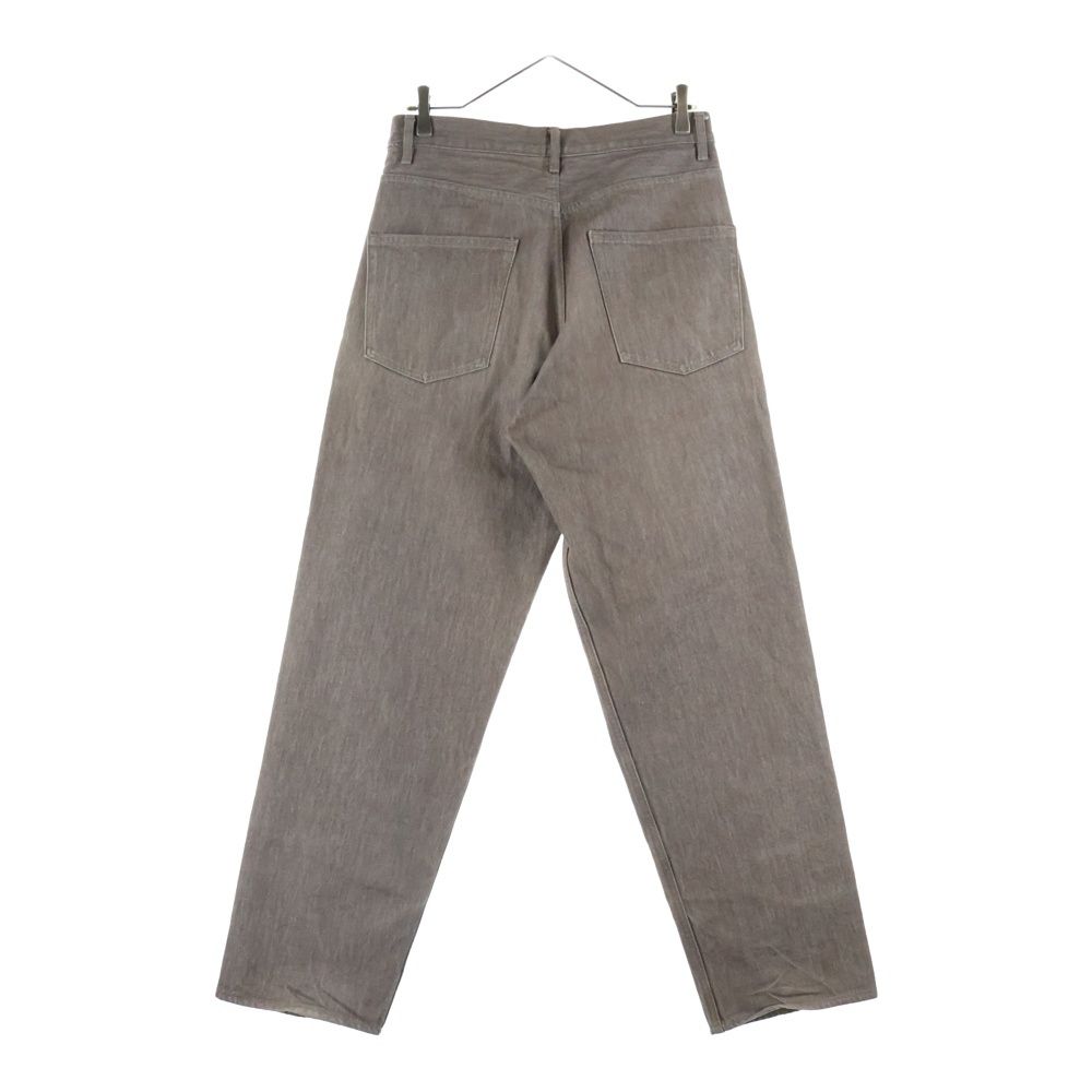 AURALEE (オーラリー) 23AW HARD TWIST BROWN DENIM WIDE PANTS ハード