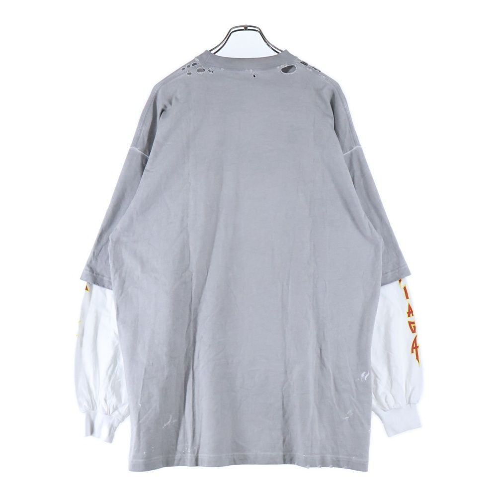 BALENCIAGA (バレンシアガ) 22SS METAL DOUBLE SLEEVE ダメージ加工