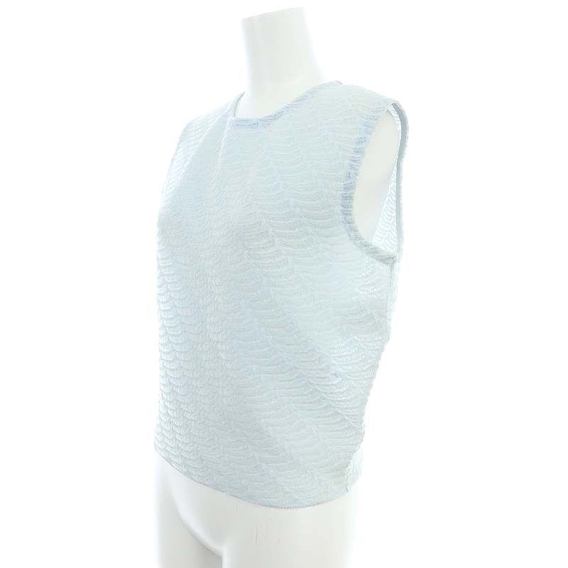 クリスチャンディオール Christian Dior 透かし編み ノースリーブ