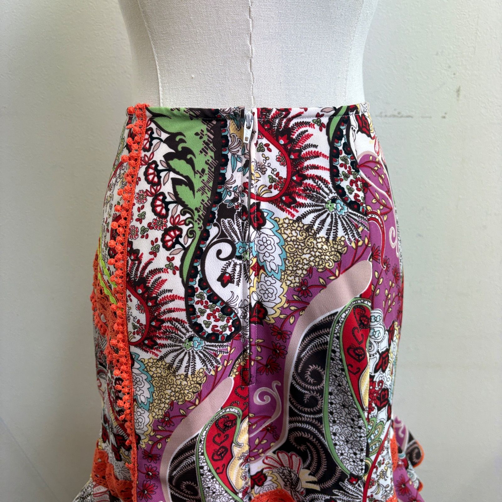 ソニアジョーンズ フラメンコ ファルダ ペイズリー柄 Sonia Johnes