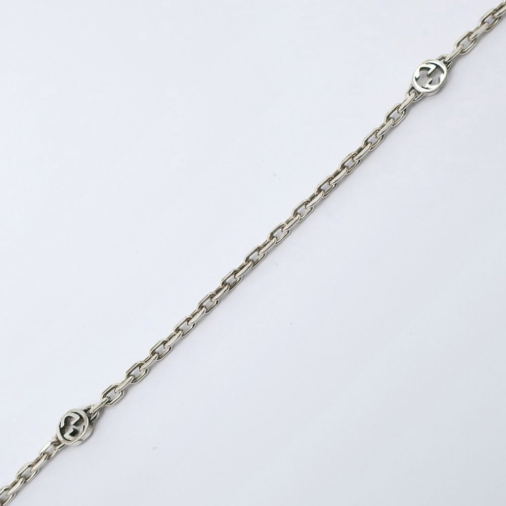 GUCCI】グッチ ブルーハート インターロッキングG シルバー925