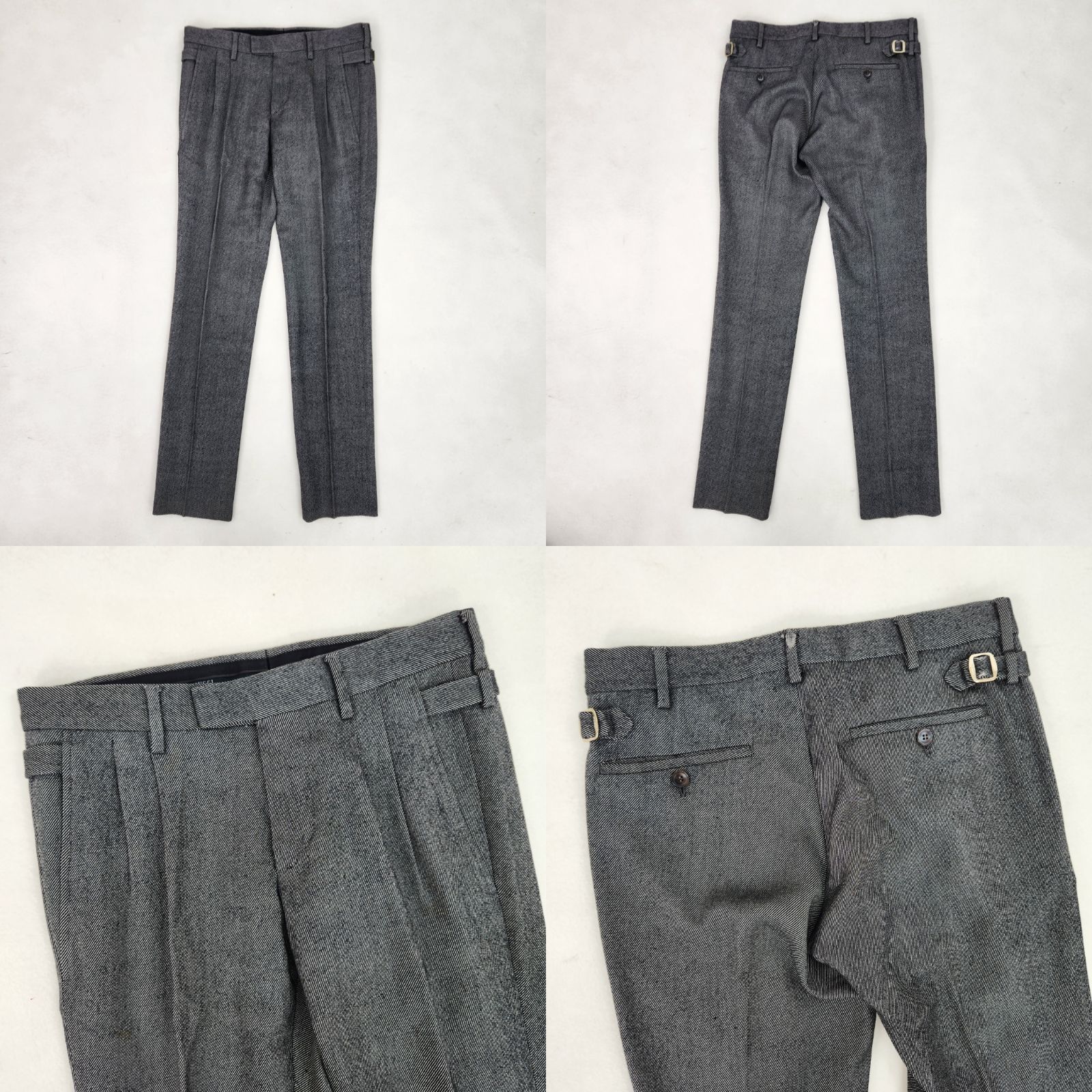GUCCI スーツセットアップ トムフォード期 裏地総柄 ウール 46 S M相当