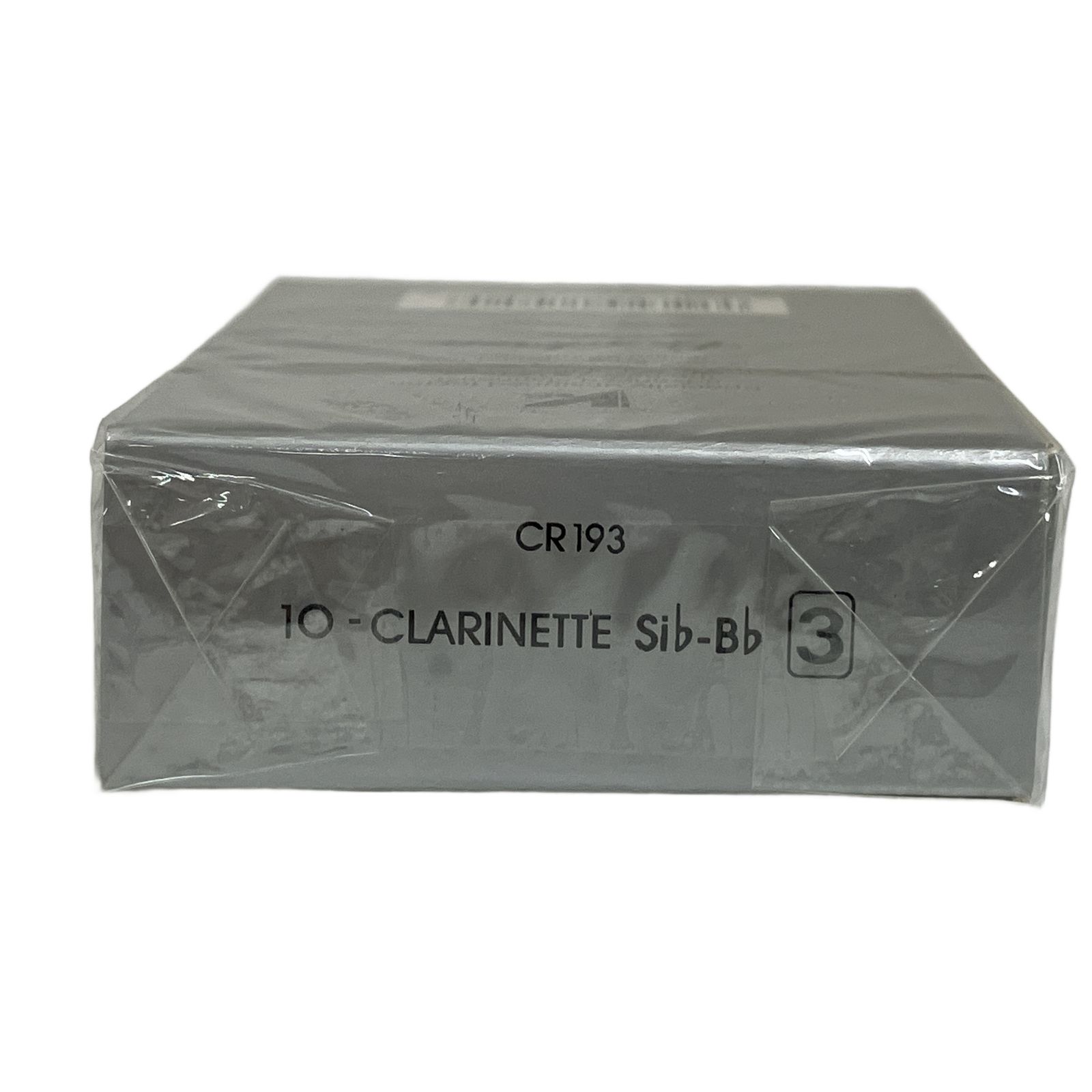 Vandoren V12 銀箱 Si♭ B♭ 硬度3 クラリネット用 リード CR193 10箱