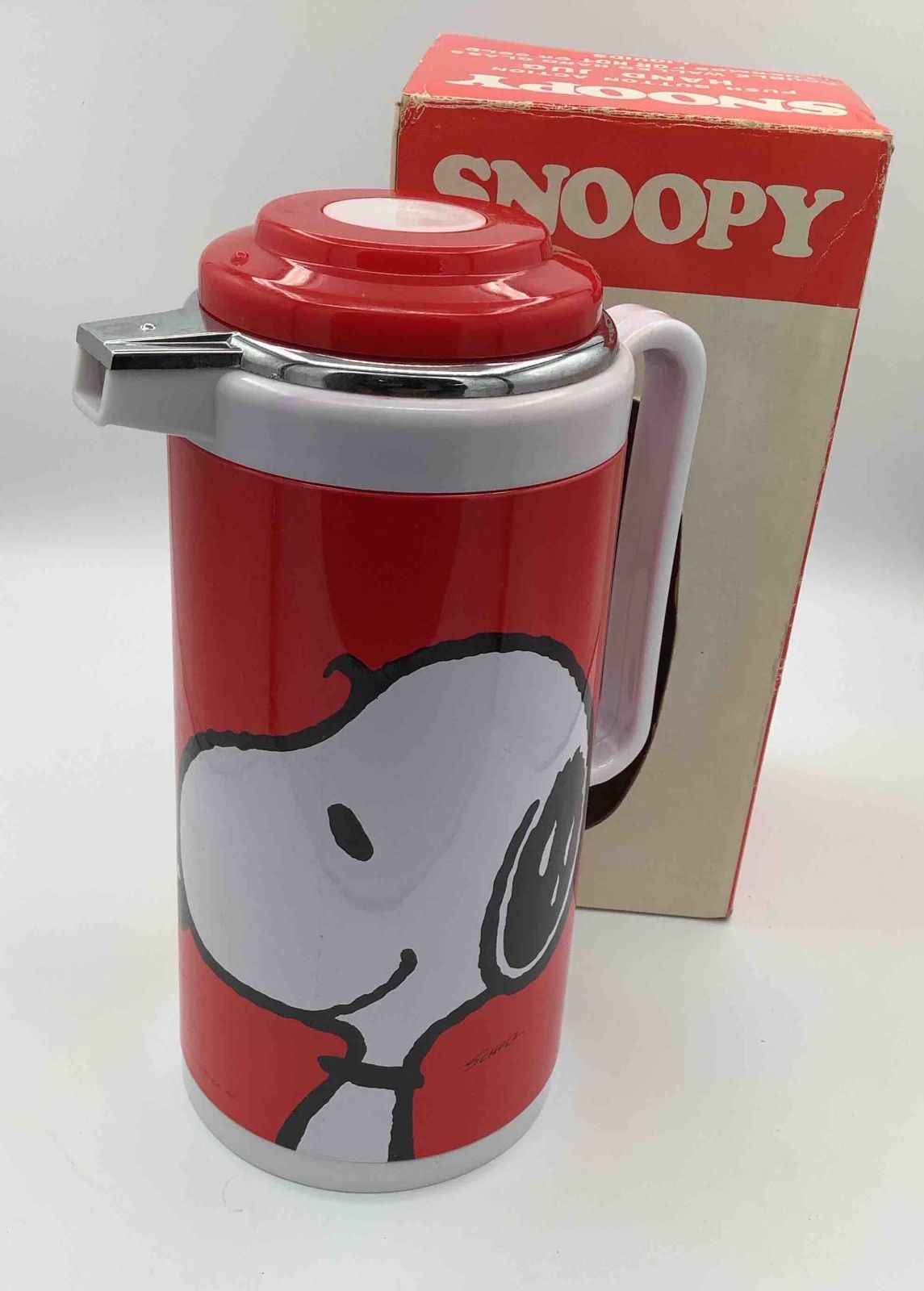SNOOPY スヌーピー魔法瓶ポット 昭和レトロ - メルカリ