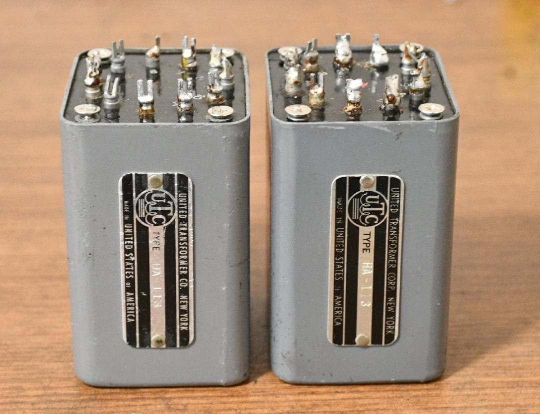 超レア物★初期UTC HA-113 ハイパーパマロイコア 出力トランス 超レア物☆初期UTC HA-113 ハイパーパマロイコア 入力・出力トランス