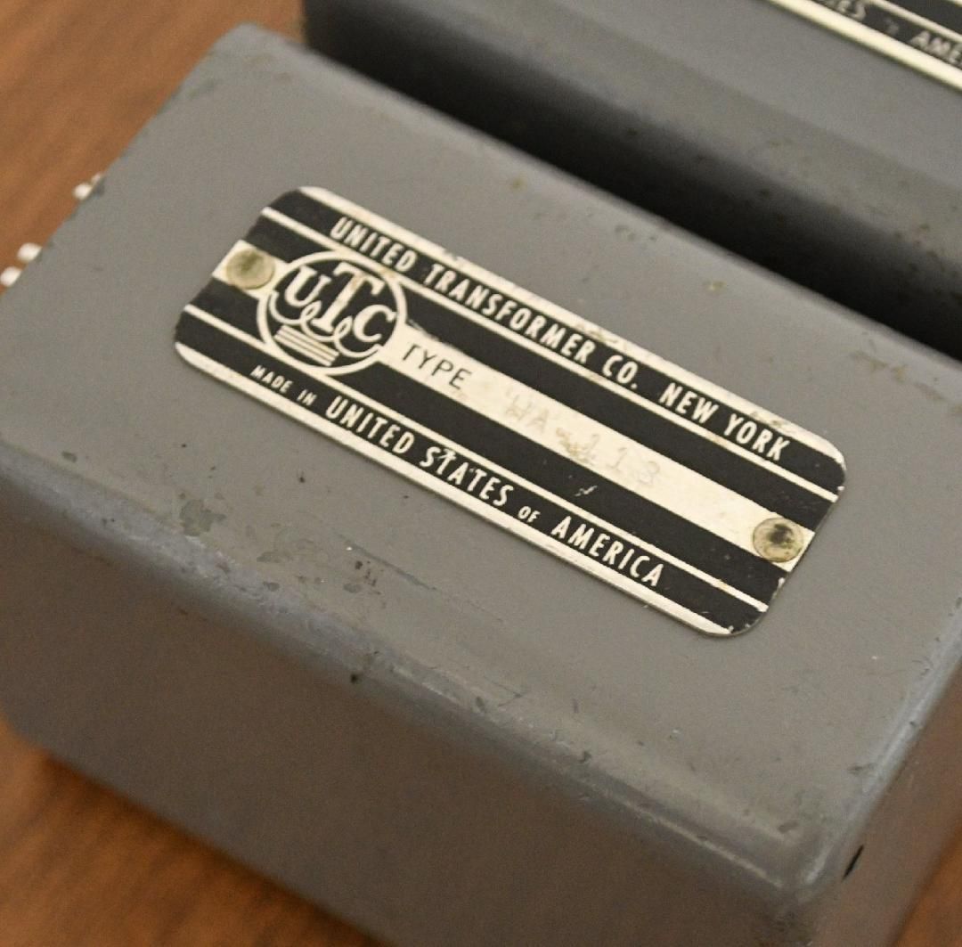 超レア物☆初期UTC HA-113 ハイパーパマロイコア 入力・出力トランス