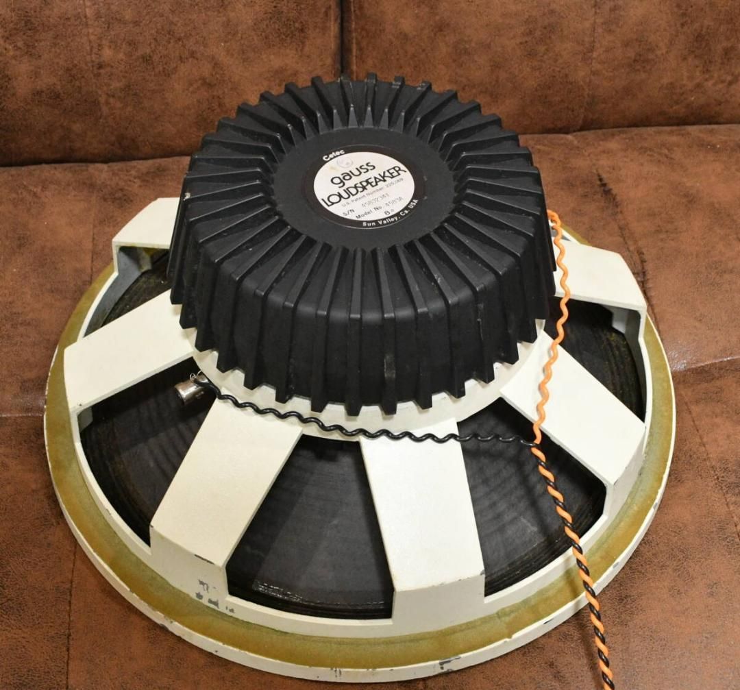 GAUSS 4583A　38cmウーファー・スピーカユニットｘ2個　動作良好 レア物 GAUSS 4583A 38cmウーファー・スピーカユニットx2個 動作良好