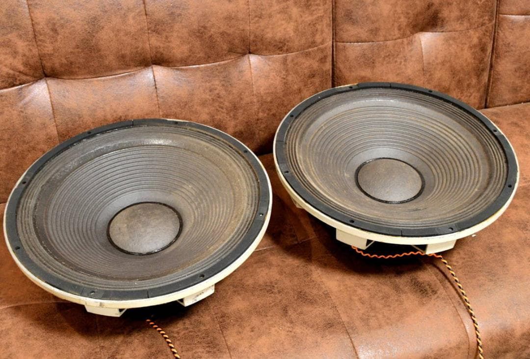 GAUSS 4583A　38cmウーファー・スピーカユニットｘ2個　動作良好 レア物 GAUSS 4583A 38cmウーファー・スピーカユニットx2個 動作良好