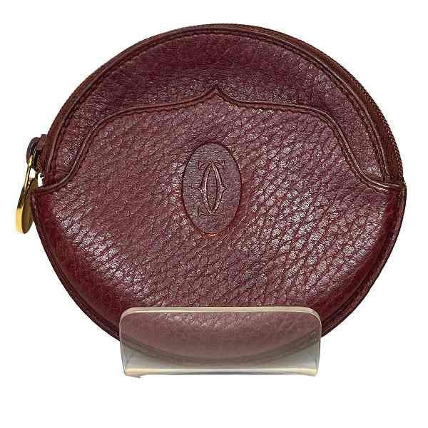 Cartier 1円 難有品含 カルティエ マスト レザー ボルドー 二 Cartier 1円 難有品含 カルティエ マスト レザー ボルドー 二